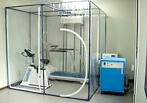 YHS-B05（移動型）吸引式低酸素システム（1人用）+常圧低酸素室併設（1人滞在）